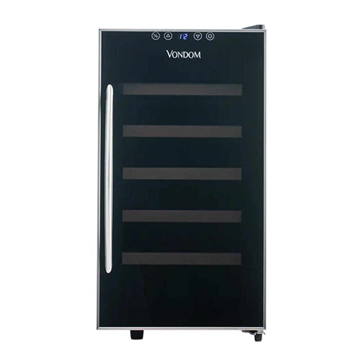 cava de vinos vondom linea acero 18st 18 botellas color negro cava de vinos vondom linea acero 18st 18 botellas color negro