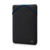 funda para notebook 14″ hp protección reversible negro azul 2f1x4aa