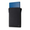 funda para notebook 14″ hp protección reversible negro azul 2f1x4aa