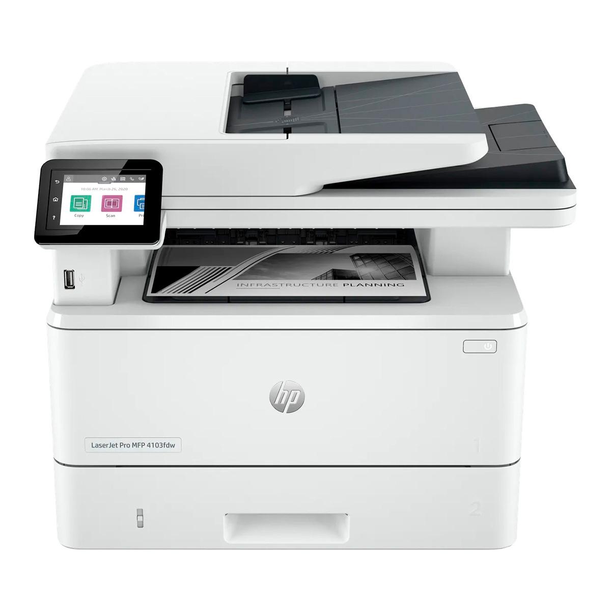 Impresora Multifunción Monocromática Hp Laserjet Pro 4103fdw Con Wifi 220v Impresora Multifunción Monocromática Hp Laserjet Pro 4103fdw Con Wifi 220v