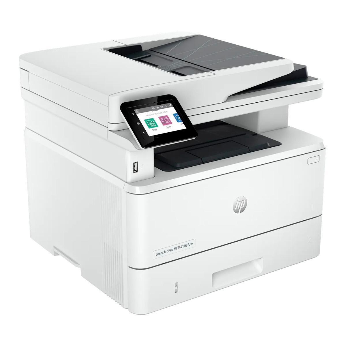 impresora multifunción monocromática hp laserjet pro 4103fdw con wifi 220v impresora multifunción monocromática hp laserjet pro 4103fdw con wifi 220v