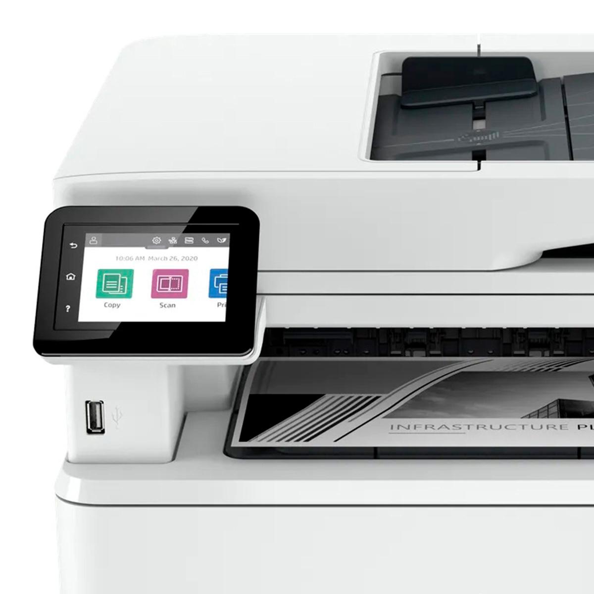 impresora multifunción monocromática hp laserjet pro 4103fdw con wifi 220v impresora multifunción monocromática hp laserjet pro 4103fdw con wifi 220v