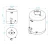 termotanque multigas 45l escorial 45lt de colgar conex sup