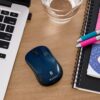mouse verbatim bluetooth wireless tablet multi trac blue led mouse azul