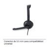 auriculares headset verbatim con micrófono stereo