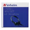 auriculares headset verbatim con micrófono stereo