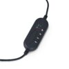 auriculares verbatim con microfono y control remoto color negro