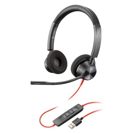 Auricular | Poly | Blackwire 3320 | USB-A Teams, estéreo y micrófono