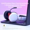 auricular gamer hyperx cloud mini wireless blanco 7g8f2aa