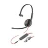 Auricular | Poly | Blackwire 3215 | mono USB-C + 3.5 mm con micrófono