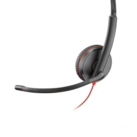auricular monoaural con micrófono poly blackwire 3215 usb c headset +3.5mm plug +usb c/a adapter 8x227a6 (bulk)