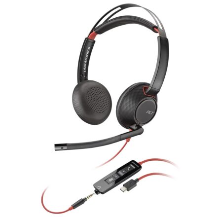 Auricular | Poly | Blackwire 5220 | USB-C, 3,5 mm y micrófono con cancelación