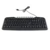 teclado verbatim usb wired multimedia cableado 98109