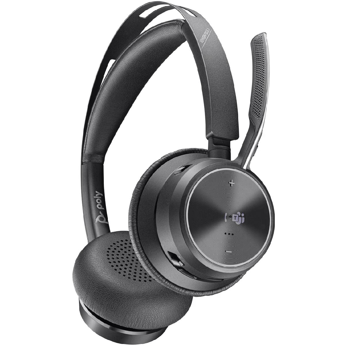 auricular con micrófono poly voyager focus 2 bt teams certified + adaptador y soporte de carga 9t9j6aa auricular con micrófono poly voyager focus 2 bt teams certified + adaptador y soporte de carga 9t9j6aa