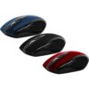 mouse inalámbrico argomtech ms32 usb 2,4 ghz 6 botones rojo