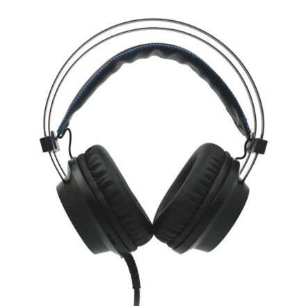 auriculares gamer argomtech combat hs46 arg hs 2846bk cable color negro luz azul