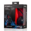 auriculares gamer argomtech combat hs46 arg hs 2846bk cable color negro luz azul