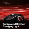 mouse argomtech gaming combat ms42, usb arg ms 2042bk, negro