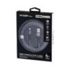 cable trenzado argomtech lightning a usb 2.0 dura form 1,8m color negro