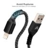 cable trenzado argomtech lightning a usb 2.0 dura form 1,8m color negro