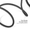 cable trenzado argomtech lightning a usb 2.0 dura form 1,8m color negro