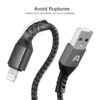 cable argomtech lightning usb blanco 1.8m