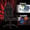 silla gamer argom tech ergo fx, negro