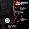 silla gamer argom tech ergo fx, negro