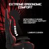 silla gamer argom tech ergo fx, negro