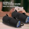 parlante bluetooth argomtech radyon x40 (a00552) 3600mah color negro