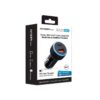 cargador usb y usb c para auto argom argac0101 – negro amv