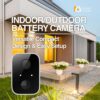 camara wifi argom exterior convoy 90 con bateria 2k ip65