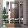 timbre con vídeo argomtech vision 2 wifi full hd 1080p ip65 color blanco