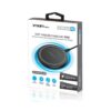 cargador inalámbrico argomtech surface p2 15w carga rápida color negro
