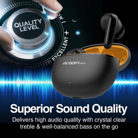 audifonos bluetooth recargables argom skeipods e20 blanco