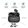 auriculares argomtech skeipods e85 bluetooth inalámbricos color negro