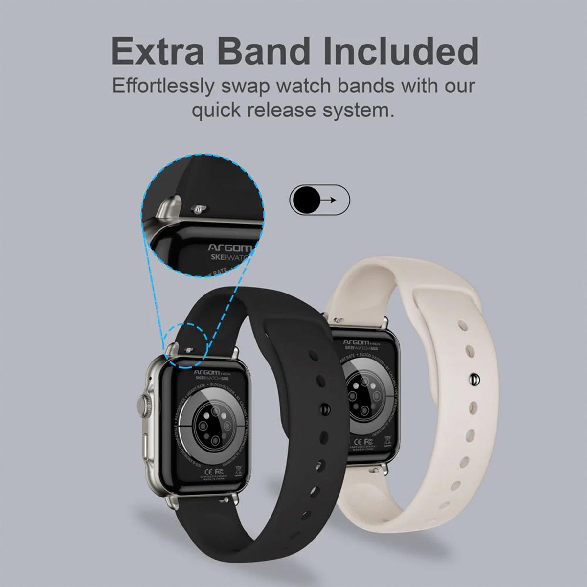 smartwatch argomtech skeiwatch s55 arg wt 6055bg beige smartwatch argomtech skeiwatch s55 arg wt 6055bg beige