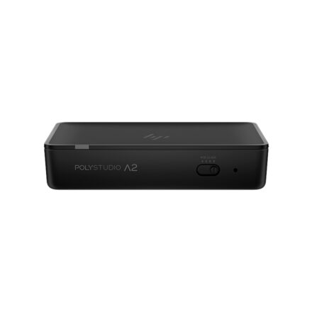 puente de audio hp poly studio a2 con cable de extensión cat6a y micrófono, y placa de montaje – b22x2aa