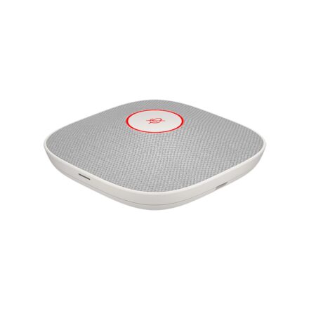 micrófono de mesa hp poly studio a2 blanco con placa de montaje y cables de e/s – b22x4aa