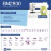 maquina de coser brother bm2800ar 27 puntadas