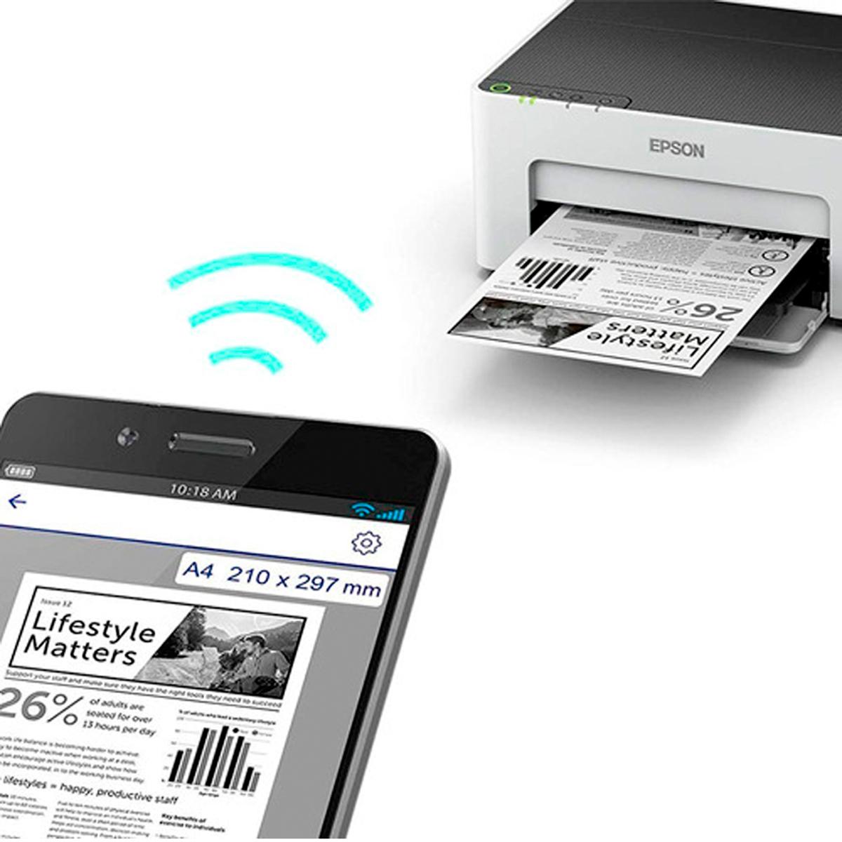 impresora simple función monocromática epson ecotank m1120 con wifi 220v impresora simple función monocromática epson ecotank m1120 con wifi 220v