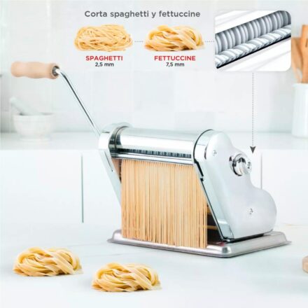 maquina pastalinda clasica 200 cromada 20cm pastas fideos