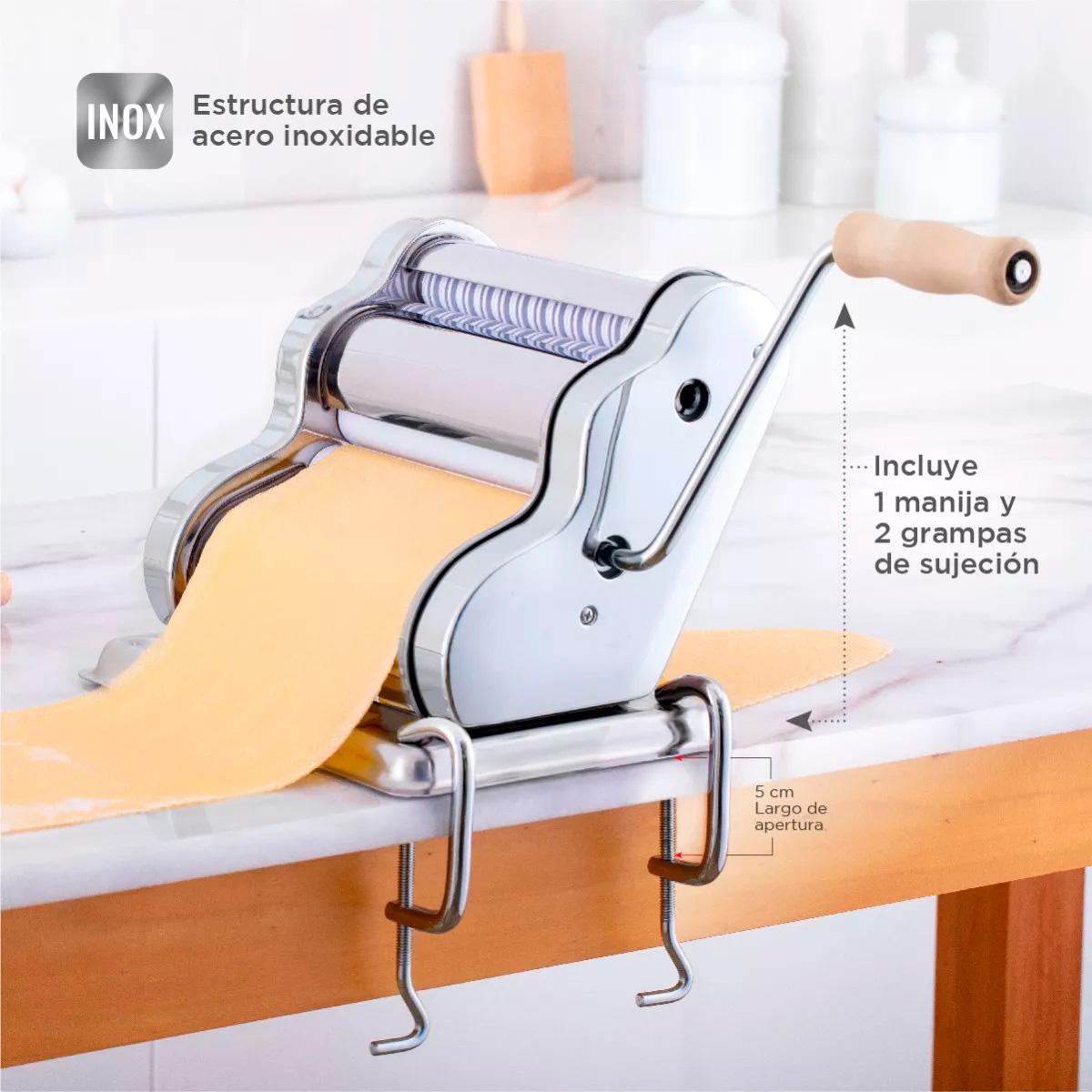 maquina pastalinda clasica 200 cromada 20cm pastas fideos maquina pastalinda clasica 200 cromada 20cm pastas fideos