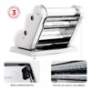 maquina pastalinda clasica 200 cromada 20cm pastas fideos maquina pastalinda clasica 200 cromada 20cm pastas fideos