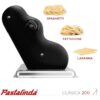 maquina de pastas pastalinda clásica 200 negro 20cm maquina de pastas pastalinda clásica 200 negro 20cm