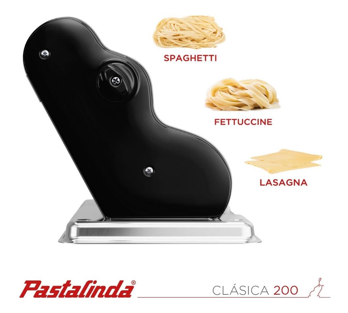 maquina de pastas pastalinda clásica 200 negro 20cm maquina de pastas pastalinda clásica 200 negro 20cm