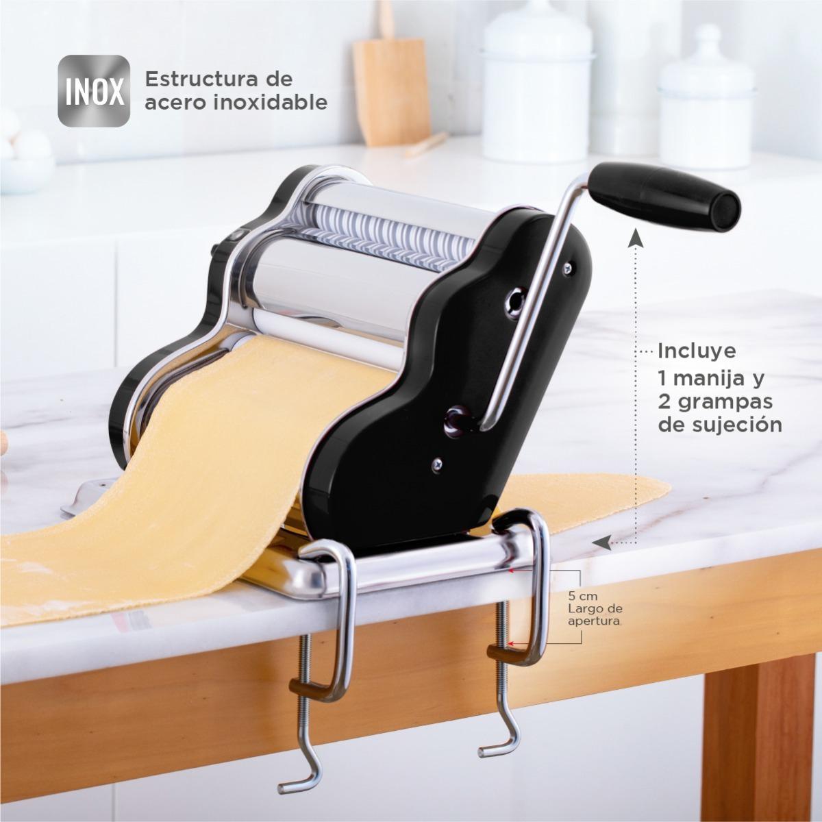 maquina de pastas pastalinda clásica 200 negro 20cm maquina de pastas pastalinda clásica 200 negro 20cm