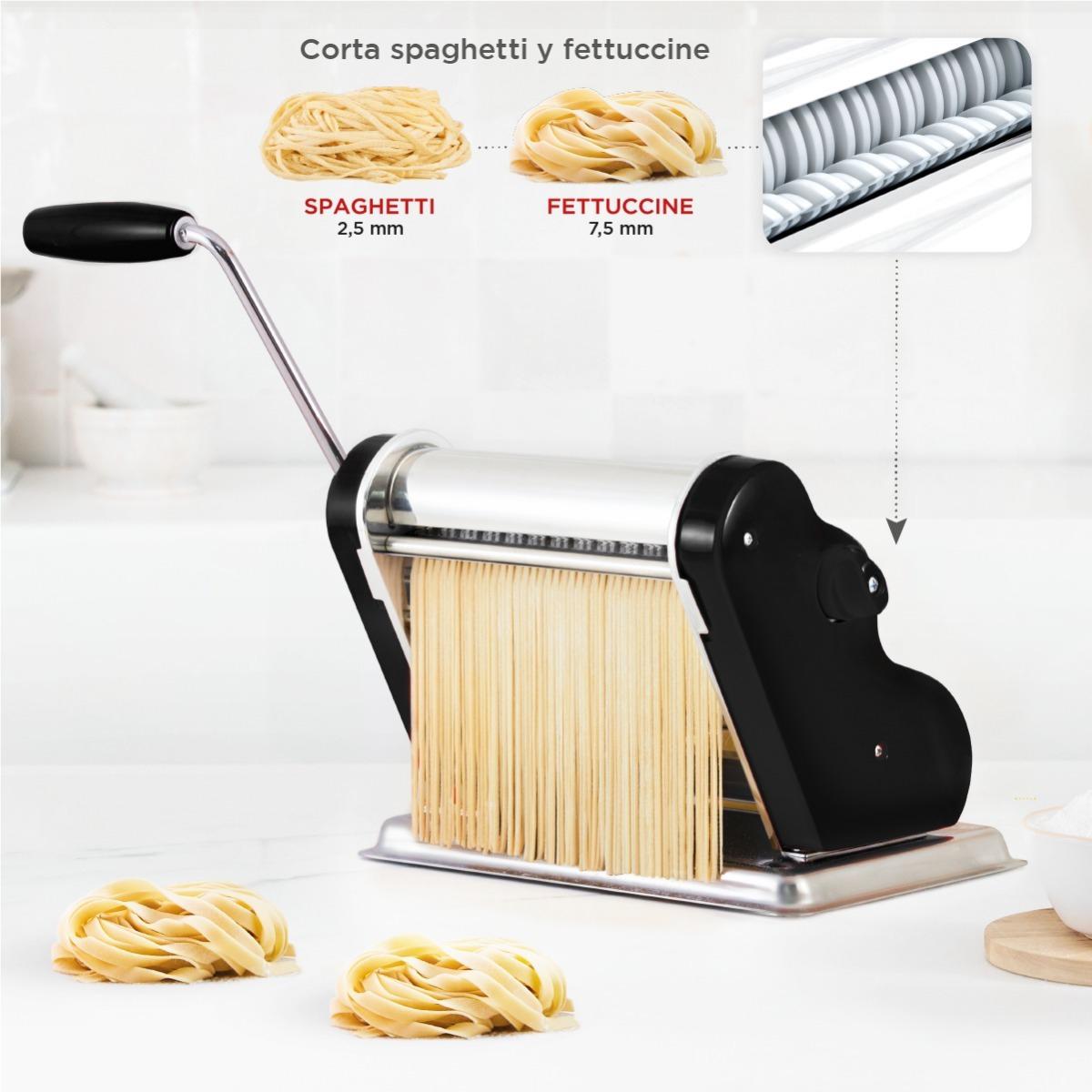 maquina de pastas pastalinda clásica 200 negro 20cm maquina de pastas pastalinda clásica 200 negro 20cm