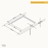 anafe eléctrico vitrocerámica empotrables de 60cm vondom c6465b negro