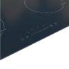 anafe eléctrico vitrocerámica empotrables de 60cm vondom c6465b negro